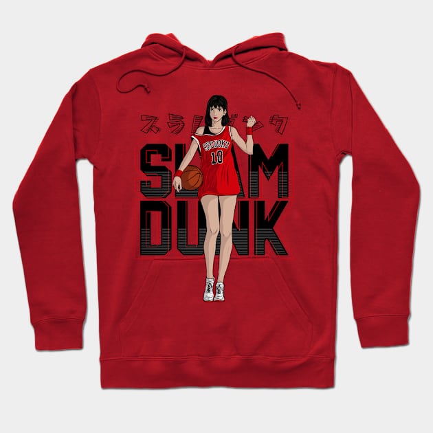 BASKETBALL GIRL Hoodie by berserk